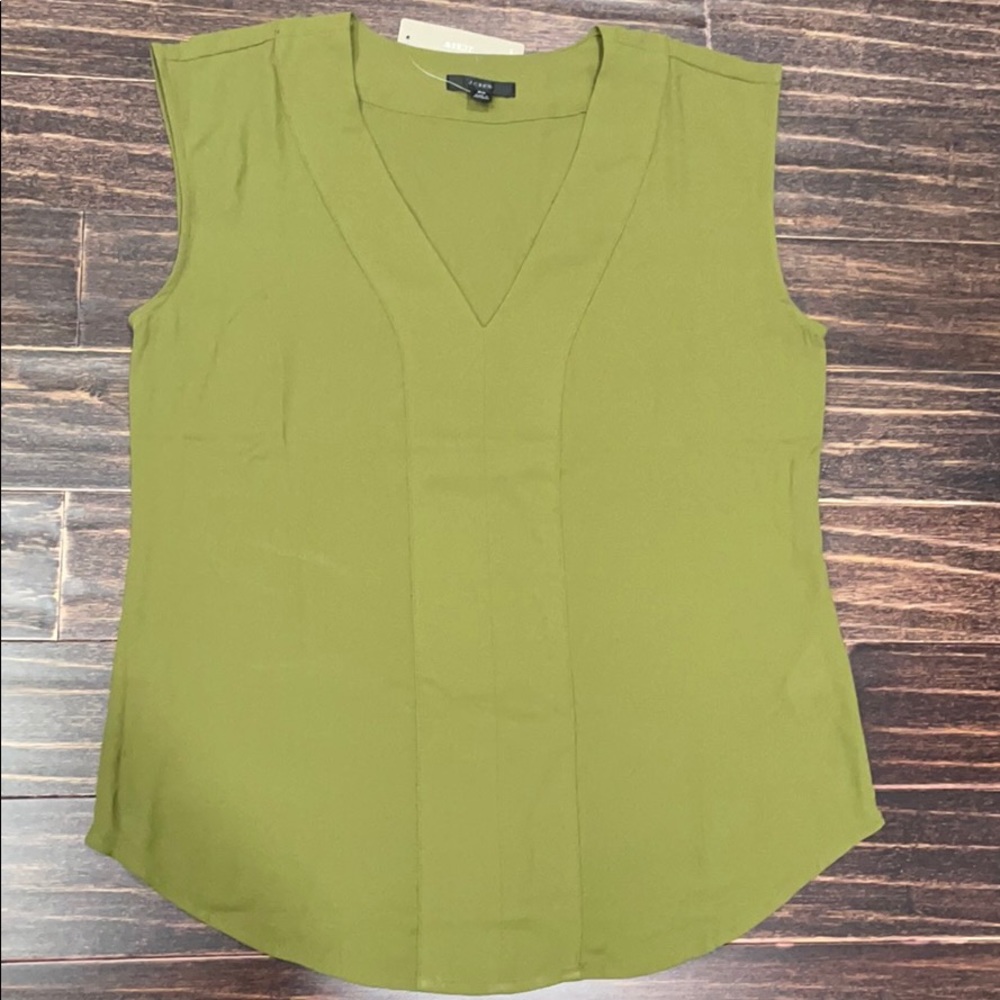 J Crew Sleeveless V-Neck Blouse XS